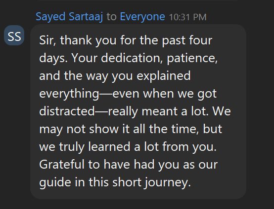 AI Summit Testimonial